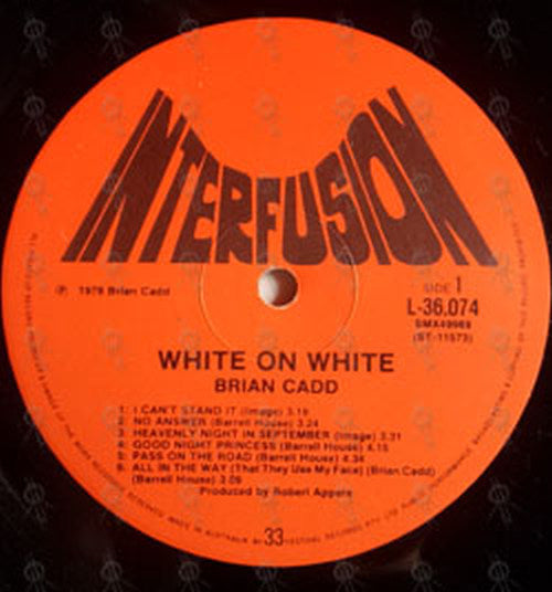 CADD-- BRIAN - White On White - 3