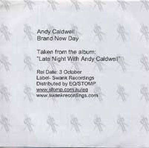 CALDWELL-- ANDY - Brand New Day - 1