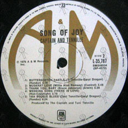 CAPTAIN & TENNILLE - Song Of Joy - 4
