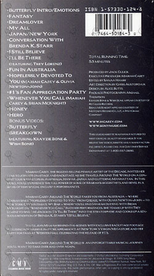 CAREY-- MARIAH - Around The World - 2