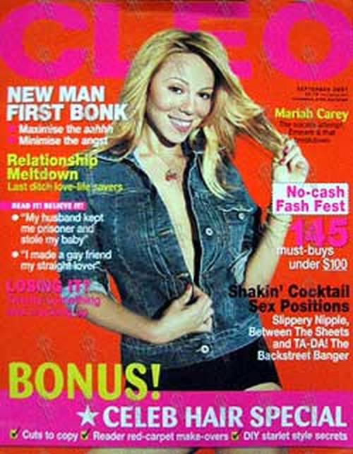 CAREY-- MARIAH - 'Cleo' - September 2001 - Newsagent Promo - 1