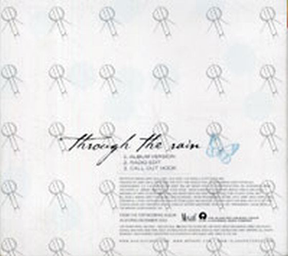 CAREY-- MARIAH - Through The Rain - 2