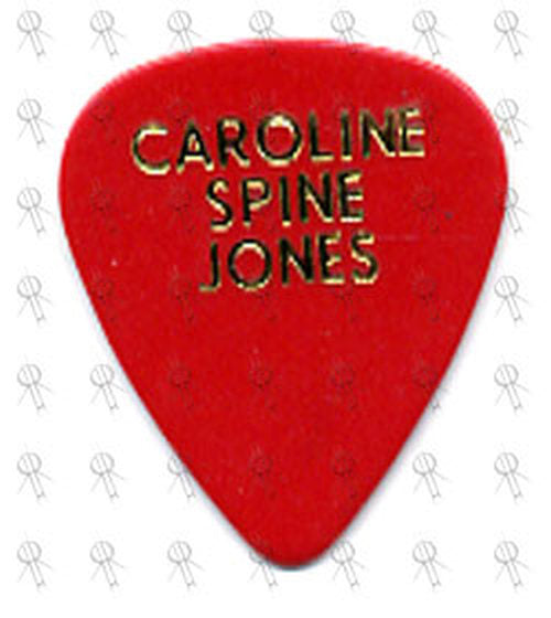 CAROLINE'S SPINE - Red Scott Jones Guitar Pick - 1