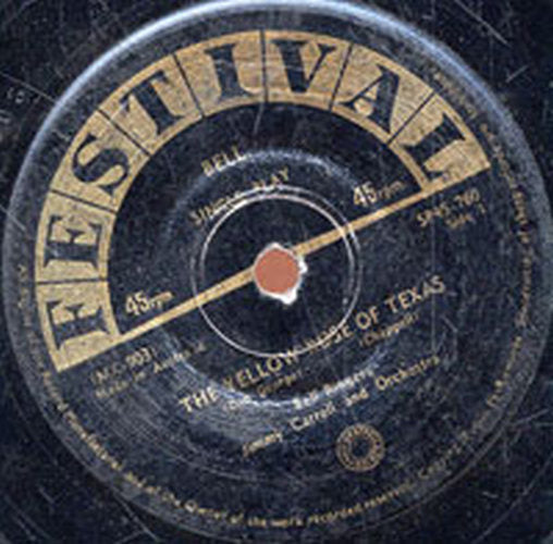 CARROLL-- JIMMY|CLINTON-- LARRY - The Yellow Rose Of Texas / You Are My Sunshine - 2