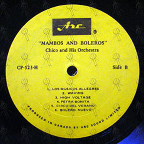 CHICO AND HIS ORCHESTRA - Mambos And Boleros - 3