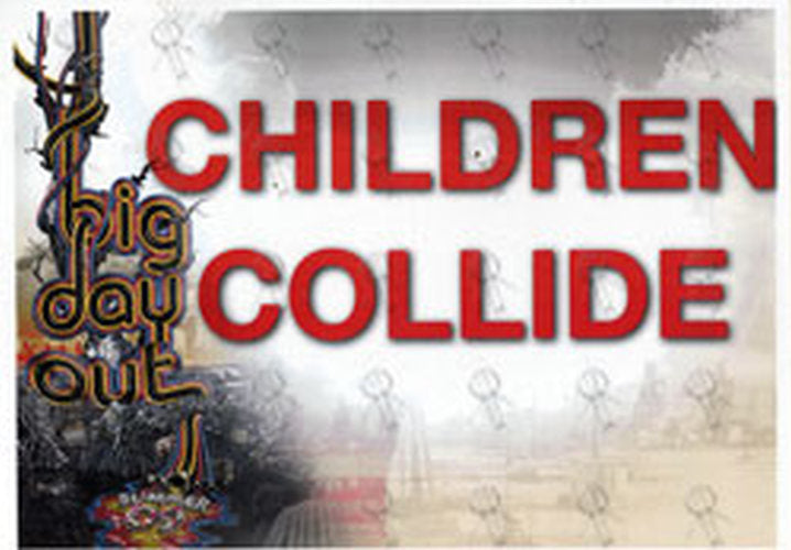 CHILDREN COLLIDE - 2009 Big Day Out Dressing Room Laminate - 1