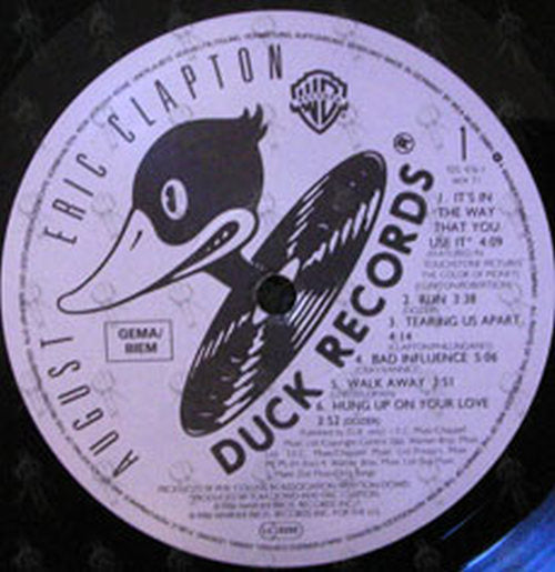CLAPTON-- ERIC - August - 4