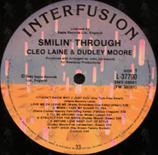 CLEO LAINE & DUDLEY MOORE - Smilin' Through - 3
