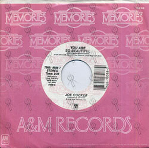 COCKER-- JOE - You Are So Beautiful - 1