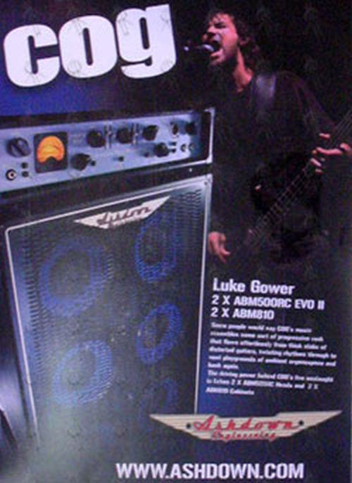 COG - Laminated 'Luke Gower'/'Ashdown' Promo Poster - 1