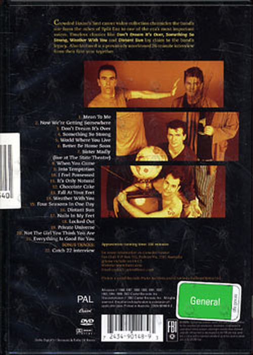 CROWDED HOUSE - Dreaming - The Videos - 2