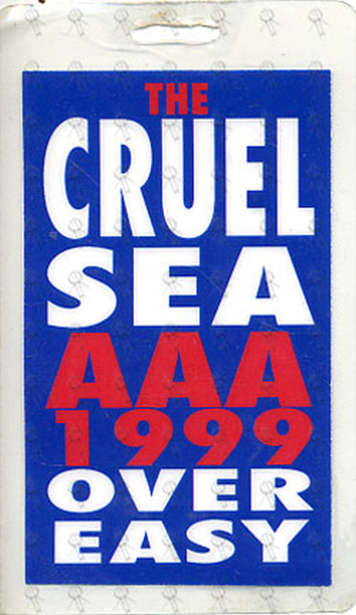 CRUEL SEA-- THE - 'Over Easy' 1999 Australian Tour AAA Laminate - 1