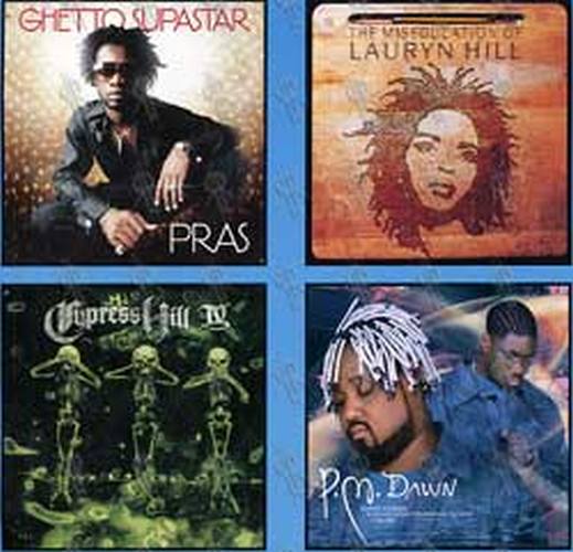 CYPRESS HILL|LAURYN HILL|P.M. DAWN|PRAS - Album Promo Stricker - 1