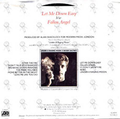DALTREY-- ROGER - Let Me Down Easy - 2