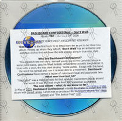 DASHBOARD CONFESSIONAL - Don't Wait - 2