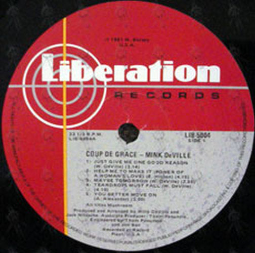 DE VILLE-- MINK - Coup De Grace - 3
