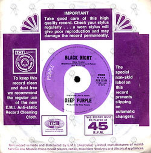 DEEP PURPLE - Woman From Tokyo / Black Night - 2