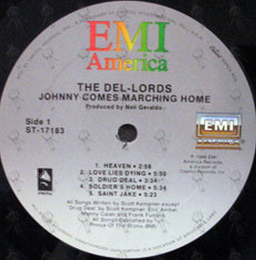 DEL LORDS - Johnny Comes Marching Home - 3