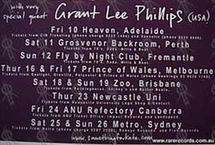 DEMPSEY-- PAUL - 'Singularity' 2002 Tour - 2