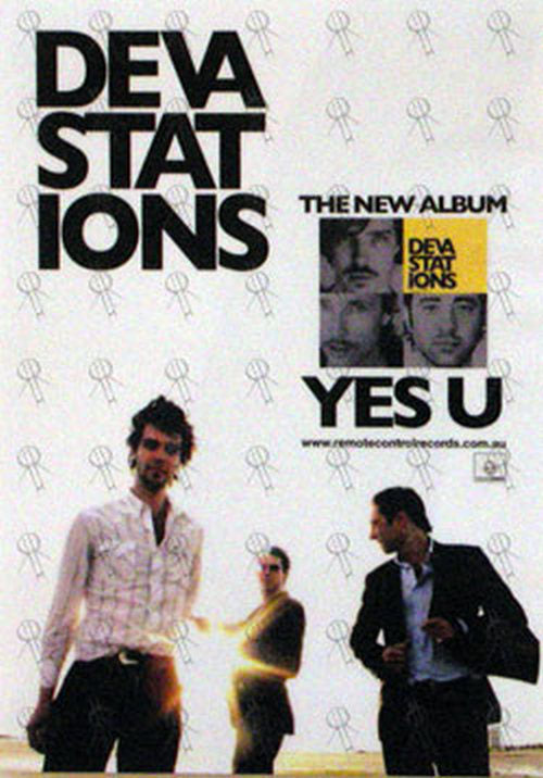 DEVASTATIONS - Laminated 'Yes U' Album Promo Poster - 1