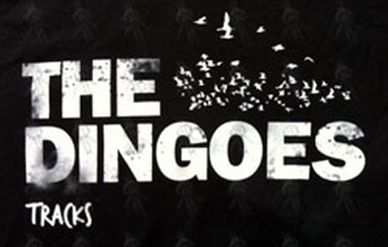 DINGOES-- THE - 'Tracks' 2010 Bird Design Oz Tour Black T-Shirt - 2