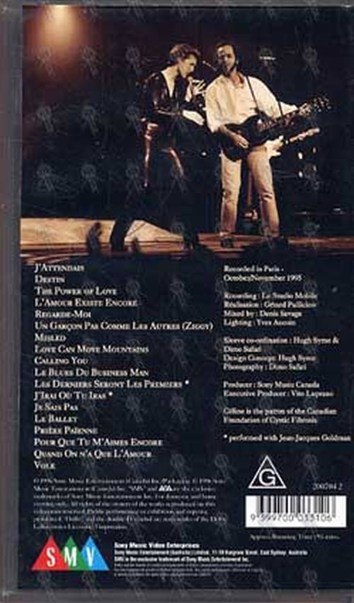 DION-- CELINE - Live A Paris - 2