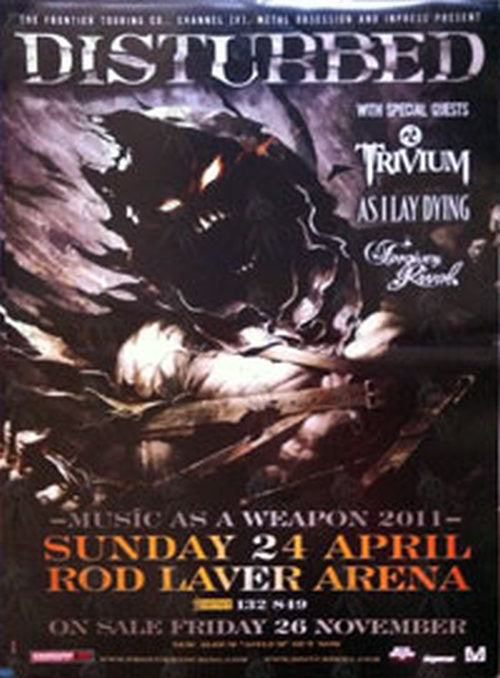 DISTURBED - 2011 Australian Tour - Rod Laver Arena - 1