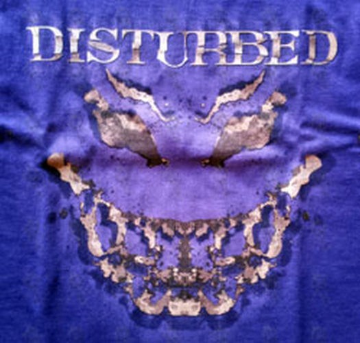DISTURBED - 'In Your Face' Purple Girls T-Shirt - 2