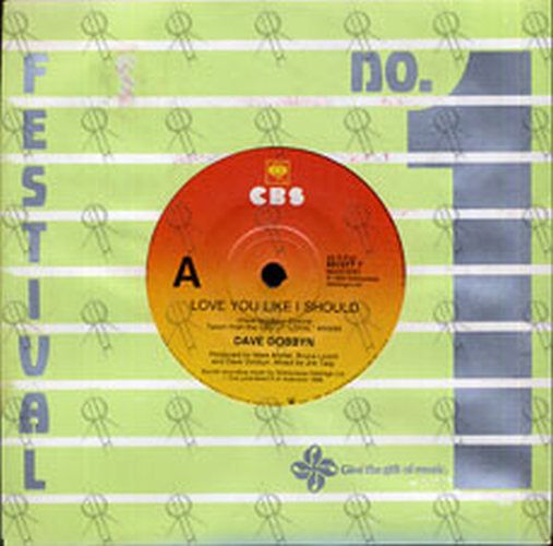 DOBBYN-- DAVE - Love You Like I Should - 1