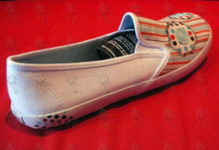 DRAVEN - White 'Polka Fly' Design Slip-On Womens Shoes - 3