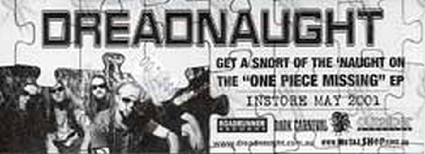 DREADNAUGHT - 'One Piece Missing' EP Sticker - 2