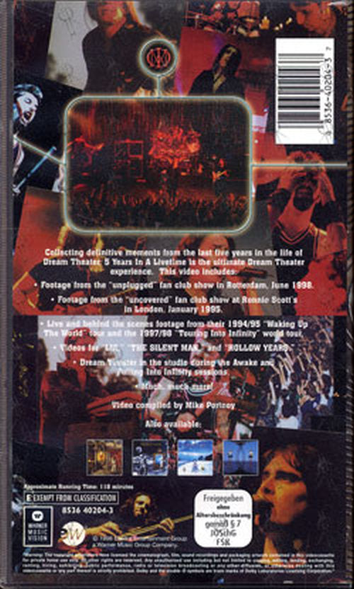 DREAM THEATER - 5 Years In A Live Time - 2