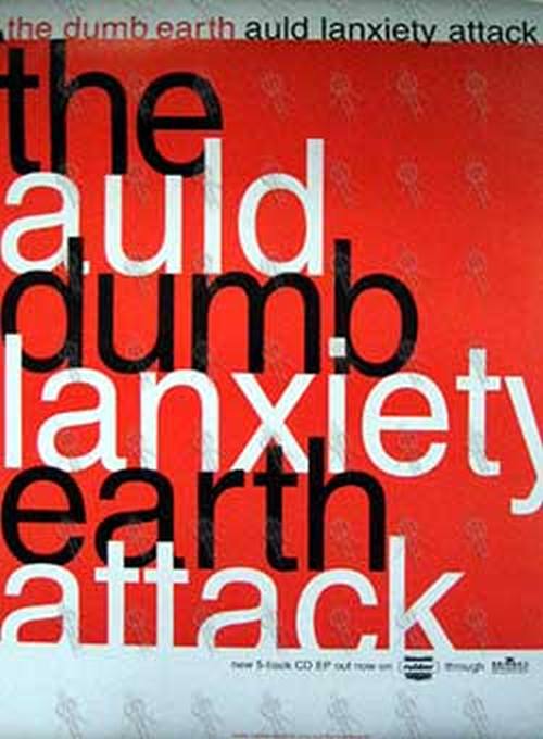 DUMB EARTH-- THE - 'Auld Lanxiety Attack' EP Poster - 1