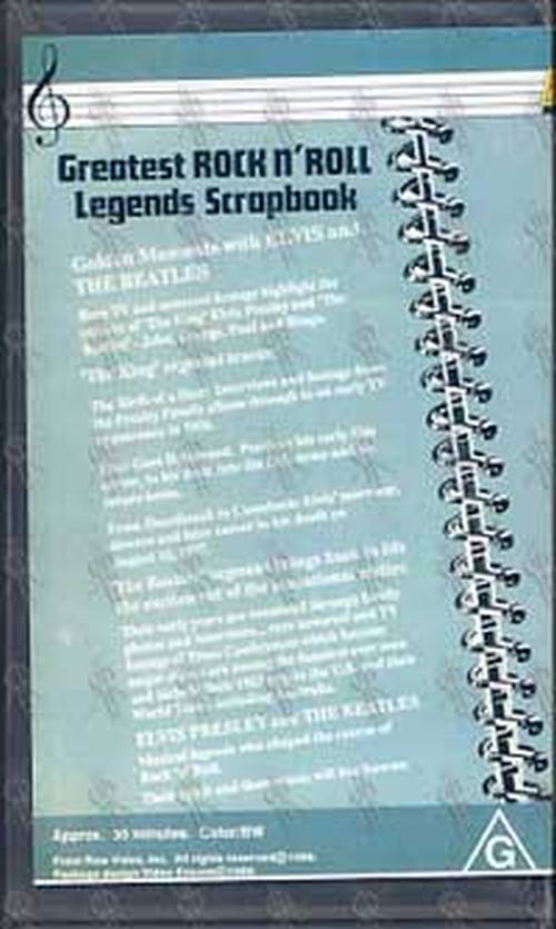 ELVIS PRESLEY|THE BEATLES - Greatest Rock N' Roll Legends Scrapbook - 2