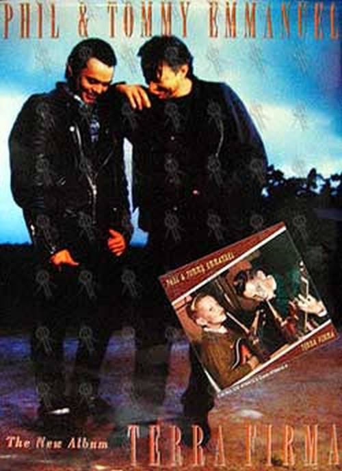 EMMANUEL-- PHIL & TOMMY - 'Terra Firma' Album Poster - 1