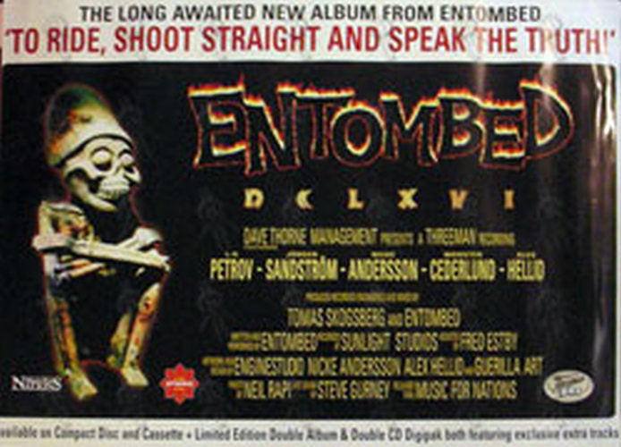 ENTOMBED - 'DCLXVI: To Ride