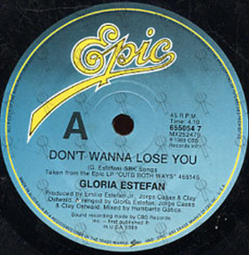 ESTEFAN-- GLORIA - Don't Wanna Lose You - 2