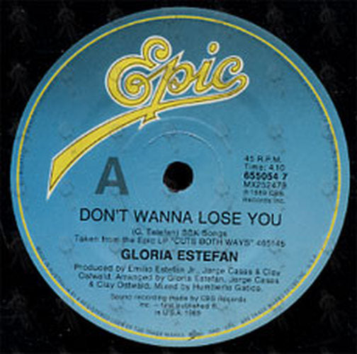 ESTEFAN-- GLORIA - Don't Wanna Lose You - 3