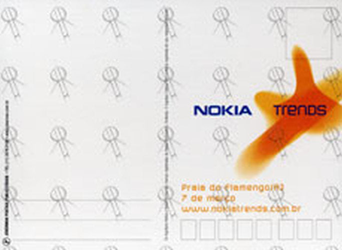 FATBOY SLIM - Nokia 'Big Beach Brasil' Postcard - 2