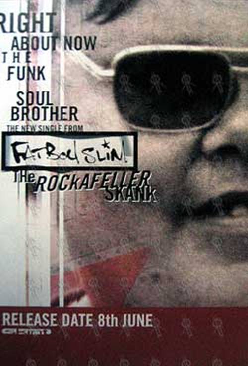 FATBOY SLIM - 'Rockafeller Skank' Block Mount Wall Hanging - 1