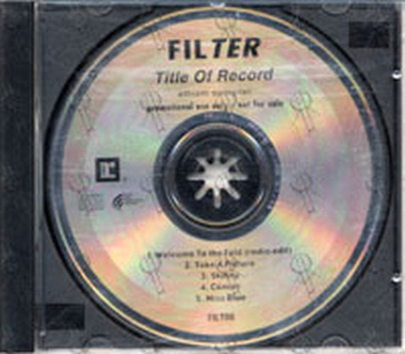 FILTER - Title Of Record - 1