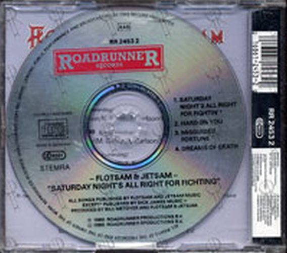 FLOTSAM AND JETSAM - Saturday Night's... All Right For Fighting - 2