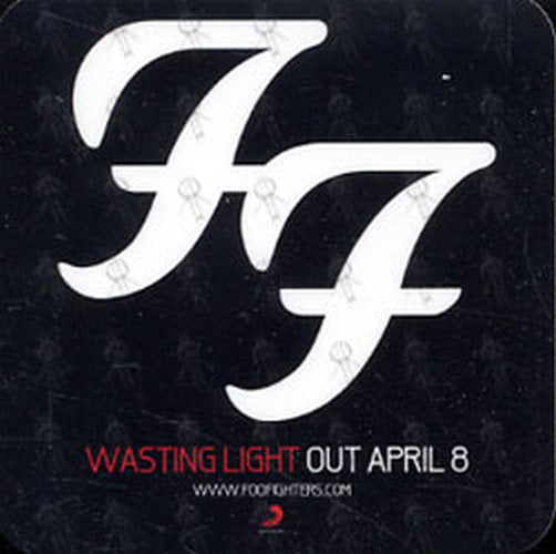 FOO FIGHTERS - Wasting Light Coaster - Logo Design - 1