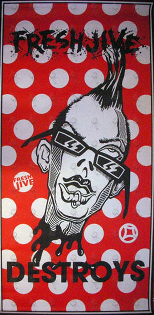 FRESH JIVE - 'Fresh Jive Destroys' Clothing Promo Banner Poster - 1