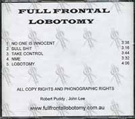 FULL FRONTAL LOBOTOMY - Full Frontal Lobotomy - 2