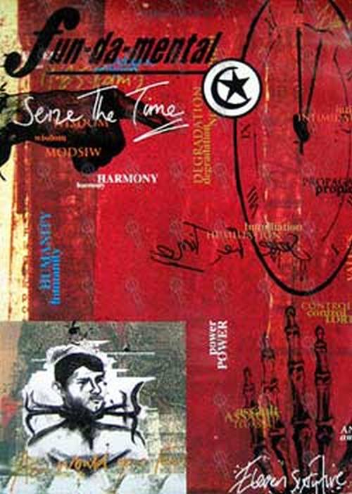 FUN'DA'MENTAL - 'Seize The Time' Album Cover Poster - 1