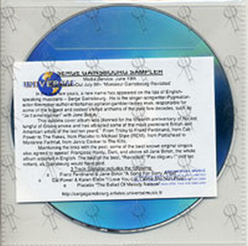 GAINSBOURG-- SERGE - 'Monsieur Gainsbourg Revisited' Sampler - 2