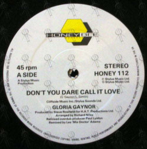 GAYNOR-- GLORIA - Don't You Dare Call It Love - 3
