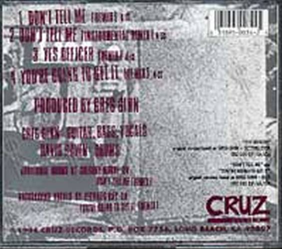 GINN-- GREG - Don't Tell Me - 2