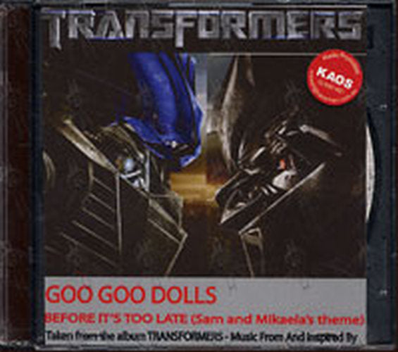 GOO GOO DOLLS-- THE - Before It's Too Late (Sam And Mikaela's Theme) - 1